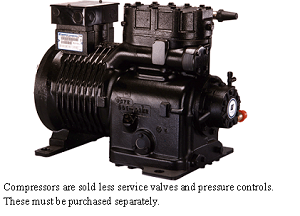 Compressor, 460/3 Semi-Hermetic 1-1/8" S x 1-3/8" S R22 Copelametic