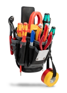 Medium Tool Pouch, MPMX, includes 11 Vertical Pockets, 1 Center Pocket, 2 Through Pockets & More