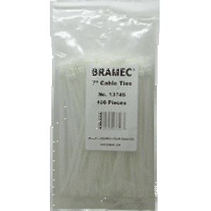 11 BLK WIRE TIES 50/PK