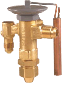 Expansion Valve, External 0.5 Ton R22 Commercial 5' Tube 3/8" x 1/2" SAE GVE-1-1/2-C