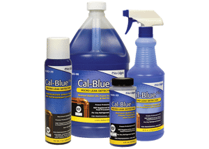 Leak Detector, 1 Quart Bottle Cal-Blue Plus for Gas Leaks