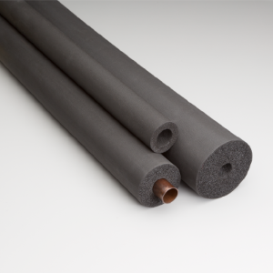 Pipe Insulation, 1-5/8"ID x 1/2" Wall x 6' Aerocel Black 138'/Box