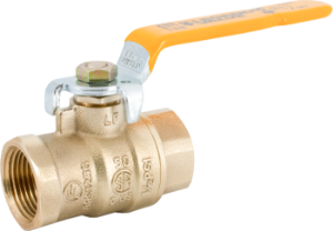 Ball Valve, 1-1/4" Full Port Thread Brass Gland Follower Design T-1002