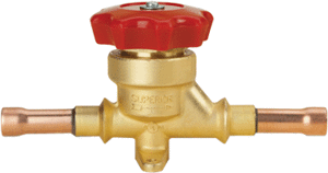 Packless Line Valve, 1/2" In/Out ODSxODS "Tuffy" w/Tube Ext
