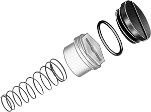 Conversion Kit, 3" w.c. to 5" w.c LP to NG for Single Stage w/ Regulator Spring, O-Ring, Adjustable Screw/Cap
