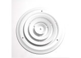 GoHVACR.com | Ceiling Diffuser, 8" White Steel 300 Series