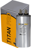 Run Capacitor, 35 mfd 440/370V Single Round Titan Pro