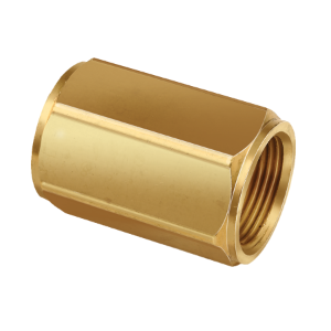 Brass Valve Connector, 1/2" Female Flare x Female Flare
