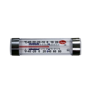 Thermometer, Refrig Freezer Horizontal Glass -40 - 80 Degree F