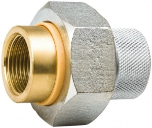 Dielectric Union, 1" FIPS x Sweat Brass Pipe