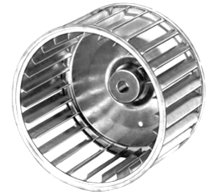 Blower Wheel, SingleInlet 4" x 11/2" CCW 5/16" Bore*