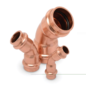 Copper 45 Degree Elbow, 7/8" ZoomLock MAX MZK-45E14-HNBR