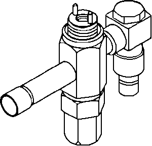 TEV SQ Body, 3/8" x 1/2" Extended ODF Internal Equalizer