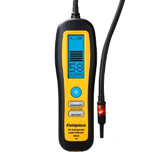 Refrigerant Leak Detector, Infrared LCD Display Sensitivity Better Than 0.03 oz/year