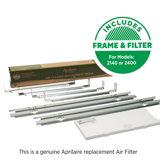 Air Cleaner Kit, 17-1/2" x 28" x 4-1/4" Upgrade Frame/Style Filter for Series 2400/2140