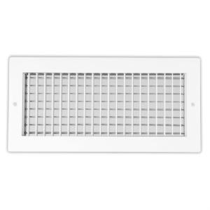 Steel Blade Grille, 10" x 4" Double Deflection Adjustable Blades w/ Opposed Blade Damper