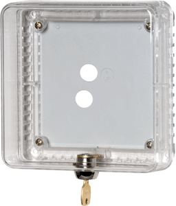 Thermostat Guard, 5-7/8"H x 5-7/8" W Clear Acrylic Small Universal Versaguard*