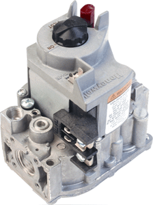 Gas Valve, 1/2"x1/2" 24V Continuous Pilot Dual Auto SlowOp