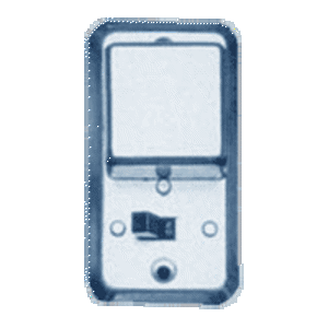 Electrical Box Cover, 2-1/4" for Handy Box UL CSA w/ Switch