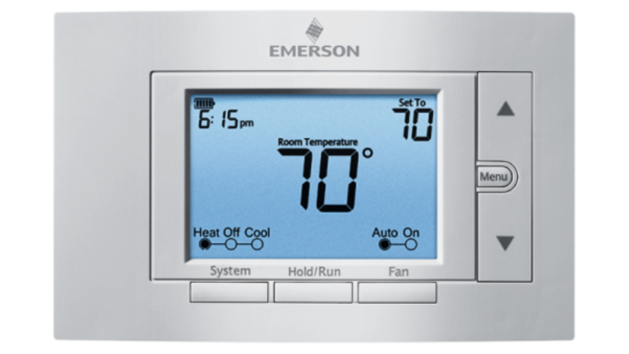 Digital Thermostat, 1H/1C Non-Programmable Battery/Hardwire White 80 Series*