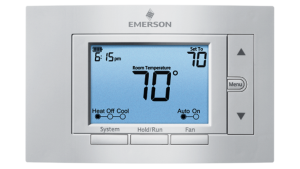 Digital Thermostat, 1H/1C Non-Programmable Battery/Hardwire White 80 Series*