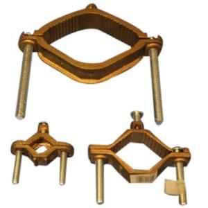 Bond Clamp, 3/8" x 1/2" Brass/Stainless Steel TracPipe