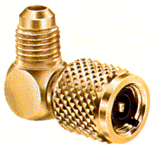 Elbow Coupler, 1/4" QC x 1/4" SAE Quick
