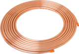 Copper Coil, .045" x 7/8"OD x 50' Refrigeration Service Tube Dehydrated Soft