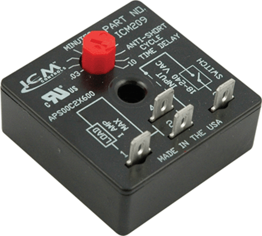 Delay on Break Timer, 18/30V 1.5A Univ 310 Min. Adj Delay