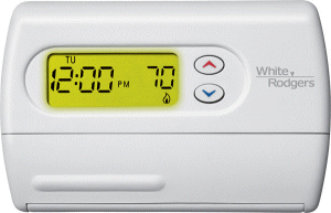 Thermostat, 1H/1C HP 7-Day Programmable 2" Blue*