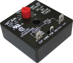 Delay Timer, 240V .03-10 min Delay