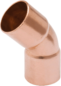 Copper 45 Degree Elbow, 3/4" OD (C x C) WE-504