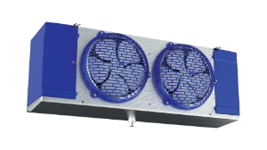 Walk-In Unit Cooler, 13.5 MBH 2 Fan 2-Speed 1/2" x 7/8" 208-230/1 Low Profile Electric Defrost R448A
