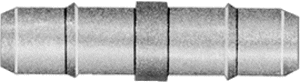 Brass Coupling, 1/4" x 1/4" Barb Plastic Tubing