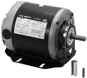 Blower Motor, 1/2 hp 115V Split Phase ODP Reversible ResBase Belt Drive