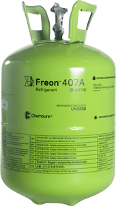 Refrigerant, R407A 115# Cylinder Freon