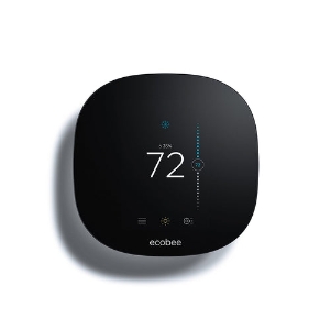 Smart Thermostat, 2H/2C Conv 4H/2C HP Black Smart Wi-Fi ecobee3 Lite