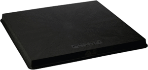 Equipment Pad, 24" x 24" x 2" Black Plastic EcoPad Lightweight EP2424-2