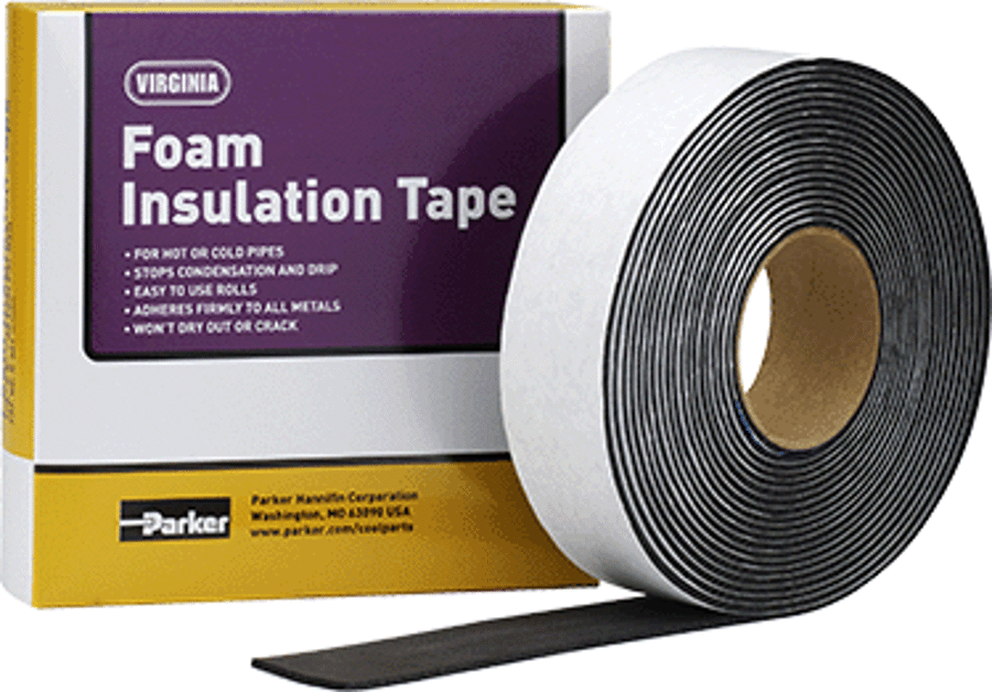 Foam Insulation Tape, 1/8" x 2" x 30' Roll Premium*