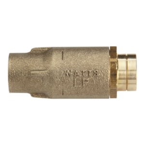 Check Valve, 1" Solder Brass Silent Viton Disc LF601S