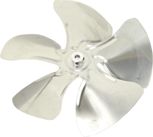 Fan Blade, 11" Dia 5-Blade CW 30 Degree Pitch 3/8" Hub