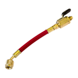 Charging Hose, 1/4" Hose Red w/ 6" Whip End KOBRA