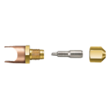 Access Valve, 1/4" Flare Piercing Valve Saddle Braze 5/Pack