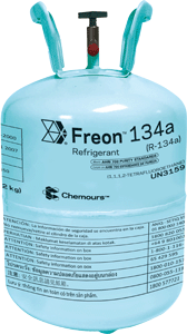 Refrigerant, R134A 125# Cylinder Freon
