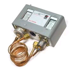 Dual Pressure Control, SPST 1 Pole 12-80 psi LPR 100-500 psi HPR*