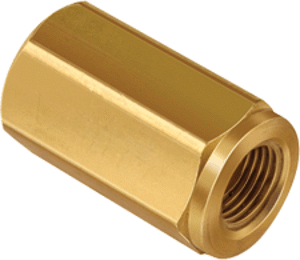 Brass Adapter, 1/4" Female Flare x 1/4" FPT