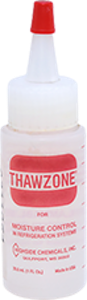 Dehydrant, Thawzone 1 oz Bottle, Works w/ ALL CFC, HFC and HCFC refrigerants