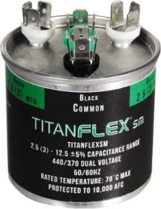 Capacitor, 2.5-12.5 mfd 370-440V
