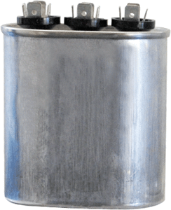 Run Capacitor, 30/5 mfd 370V Oval Dual Section JARD