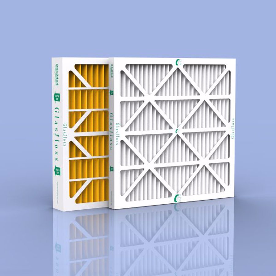 Pleated Air Filter, 20" x 25" x 1" Replacement Synthetic